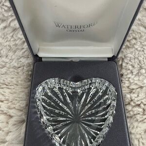 Waterford Jewelry Holder Heart..NWOT